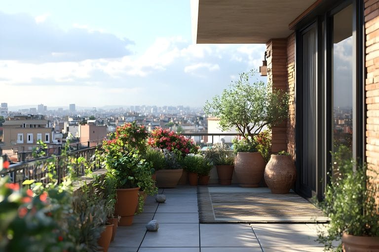 נוף ממרפסת מהממת