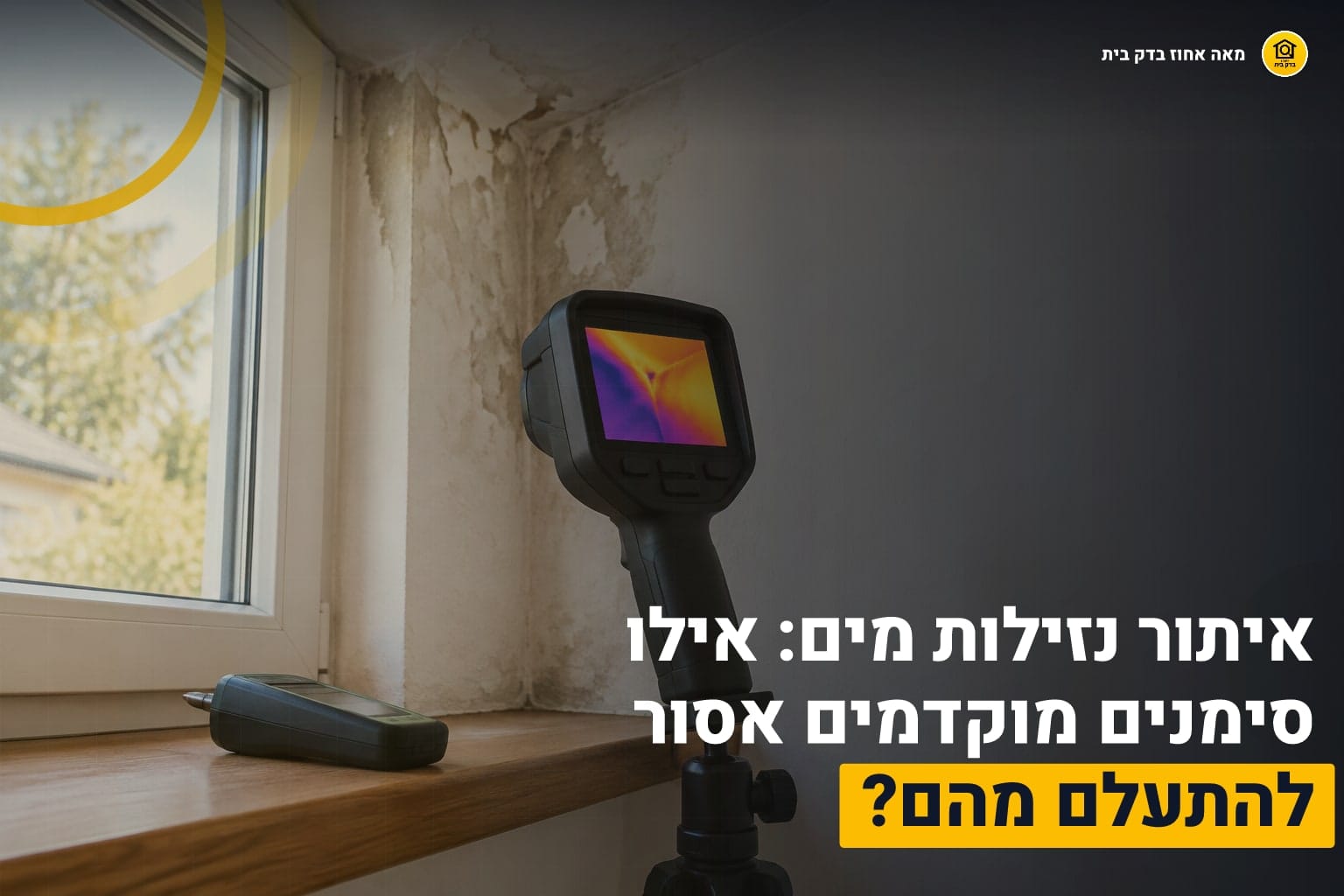 איתור נזילות מים